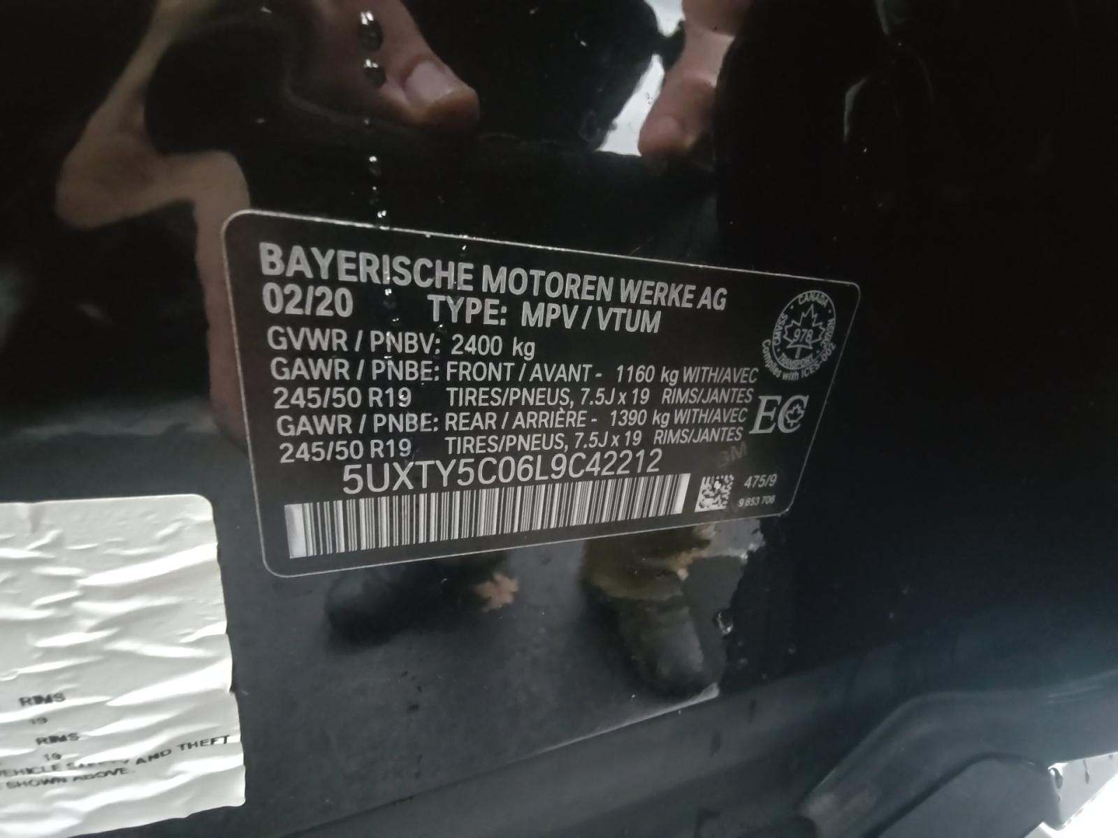 2020 BMW X3 xDrive30i AWD