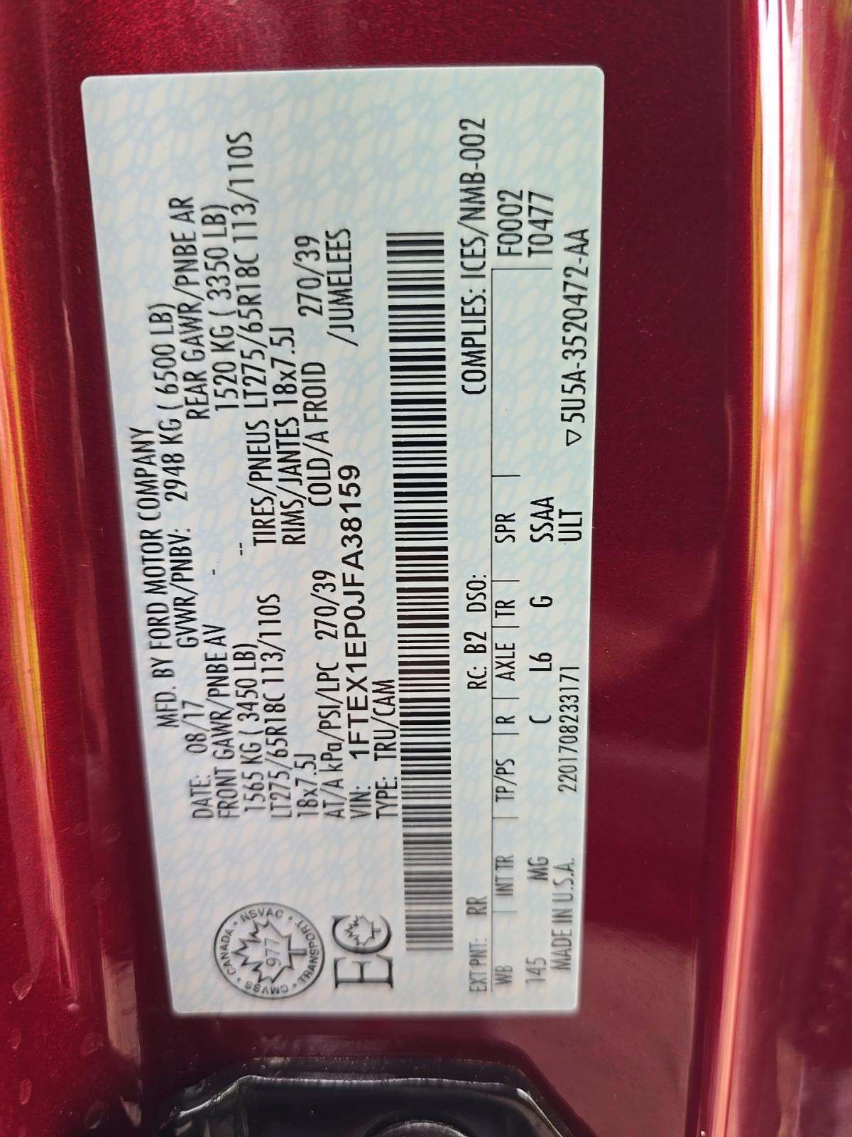 2018 Ford F-150 XLT AWD