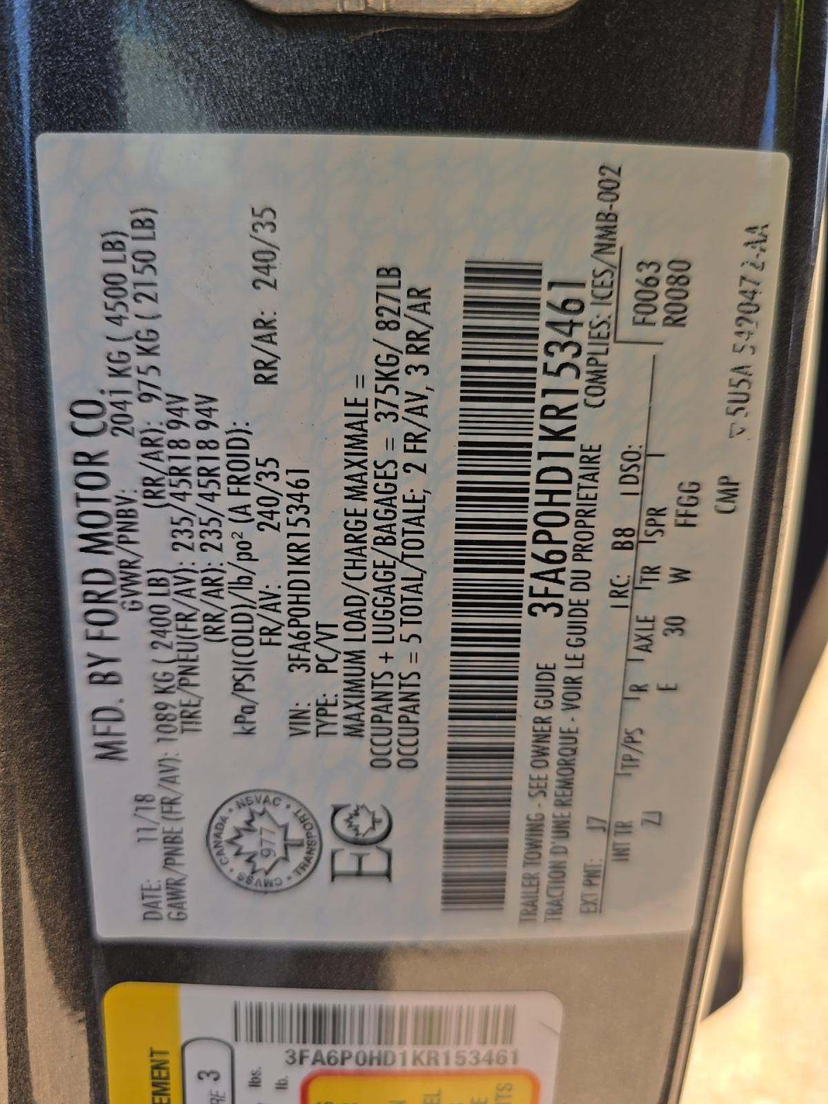FORD FUSION - 1
