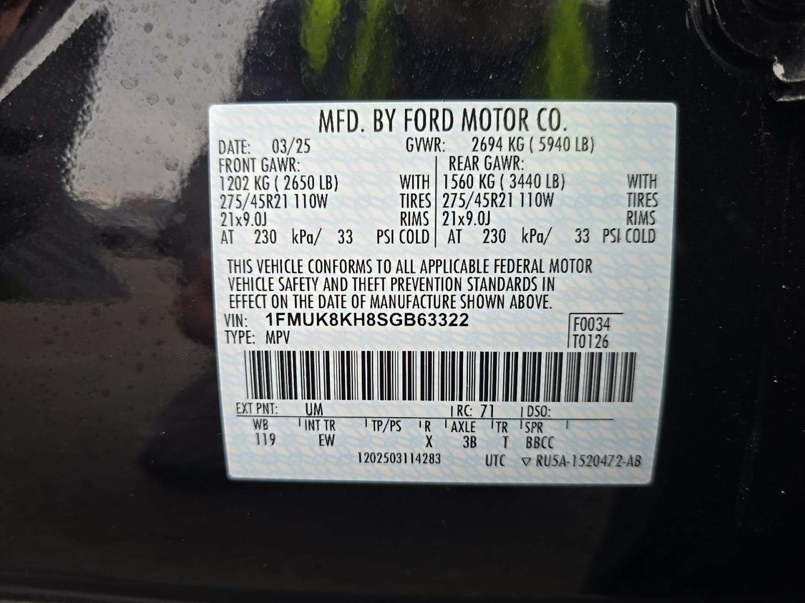 2025 Ford Explorer ST-Line AWD