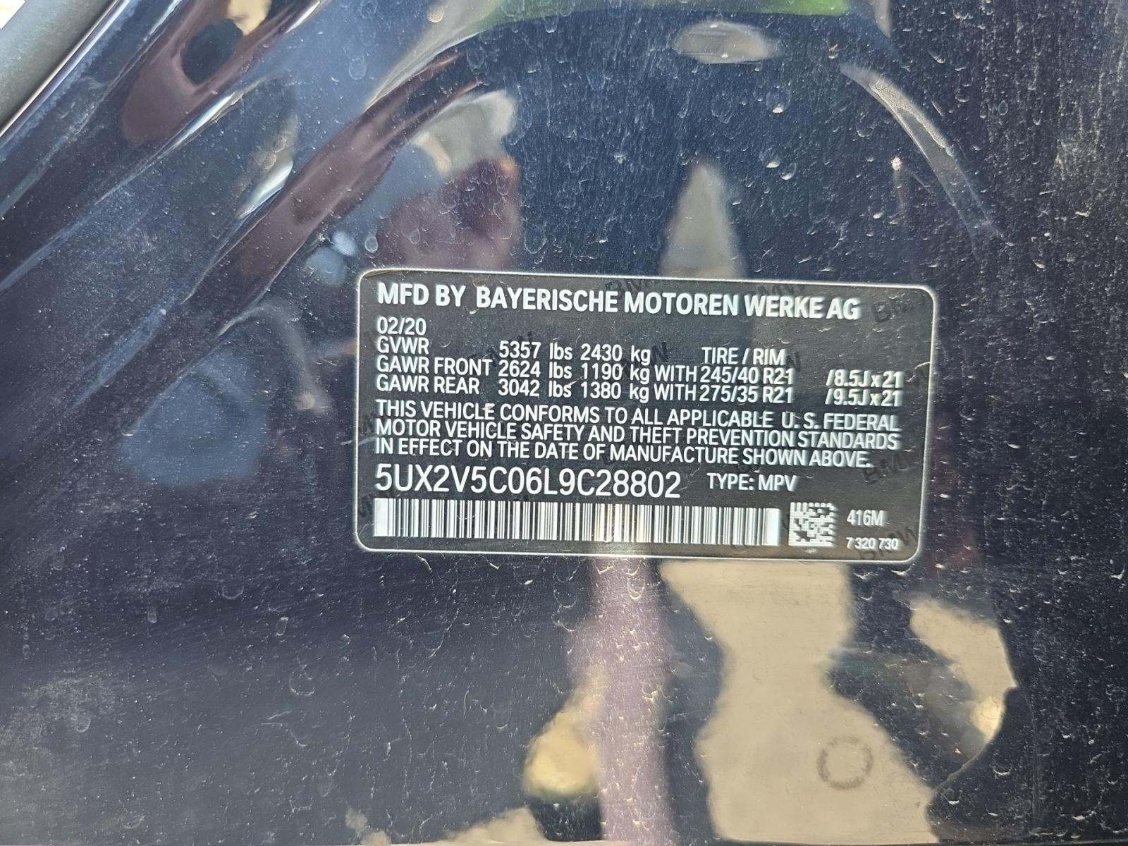 2020 BMW X4 M40i AWD