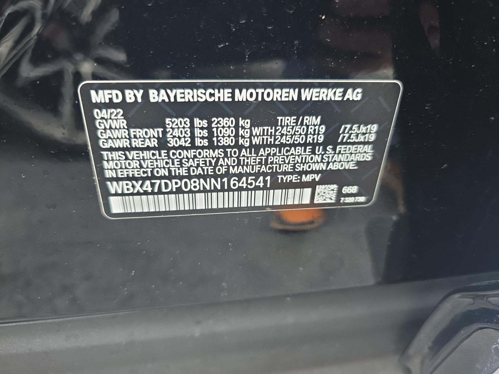 2022 BMW X3 sDrive30i RWD