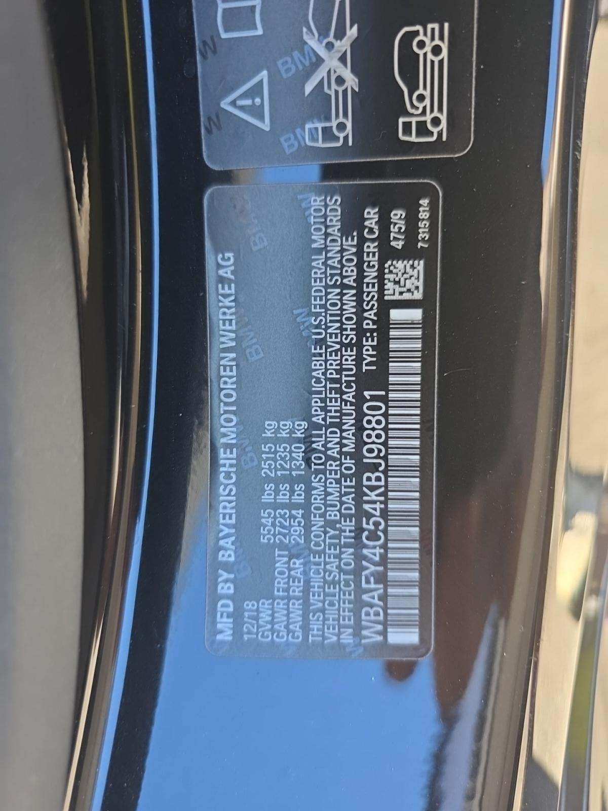 2019 BMW 8 Series M850i xDrive AWD