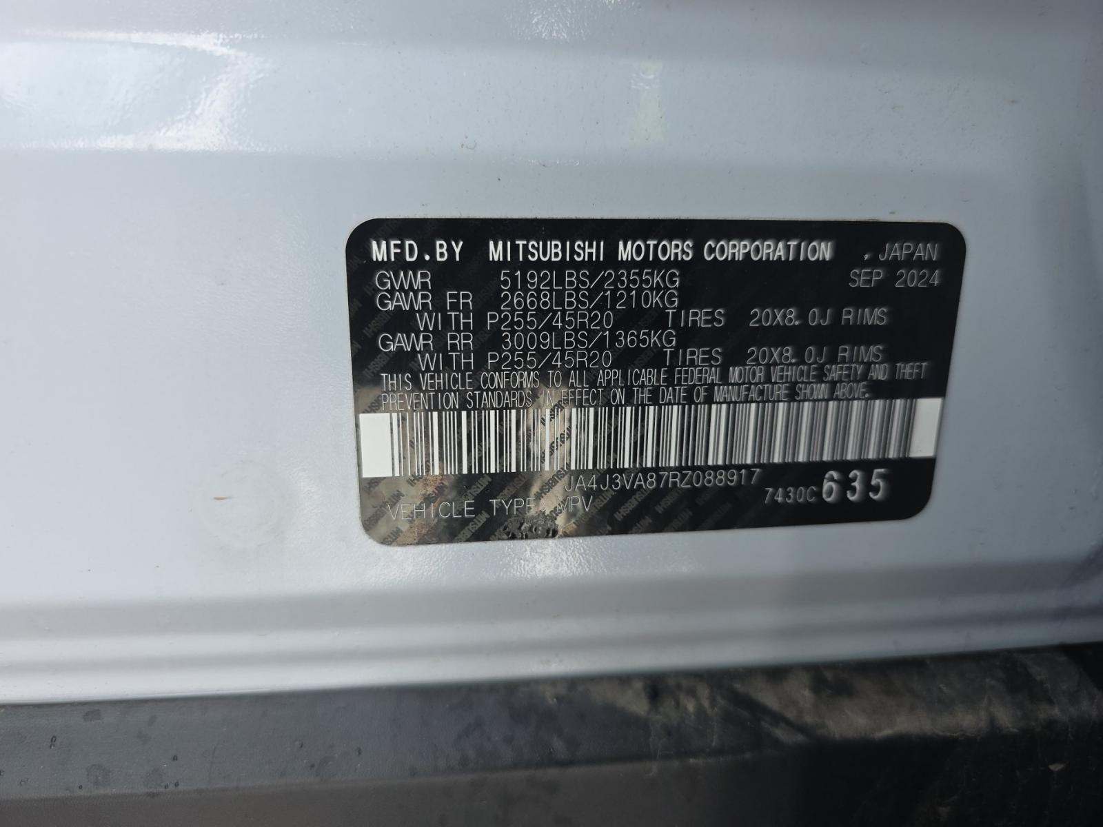 2024 Mitsubishi Outlander SE Black Edition FWD