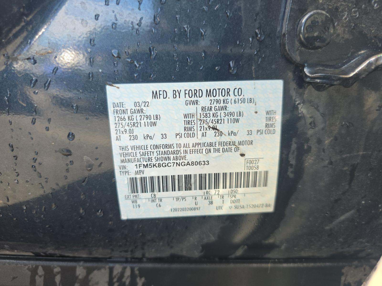 2022 Ford Explorer ST AWD