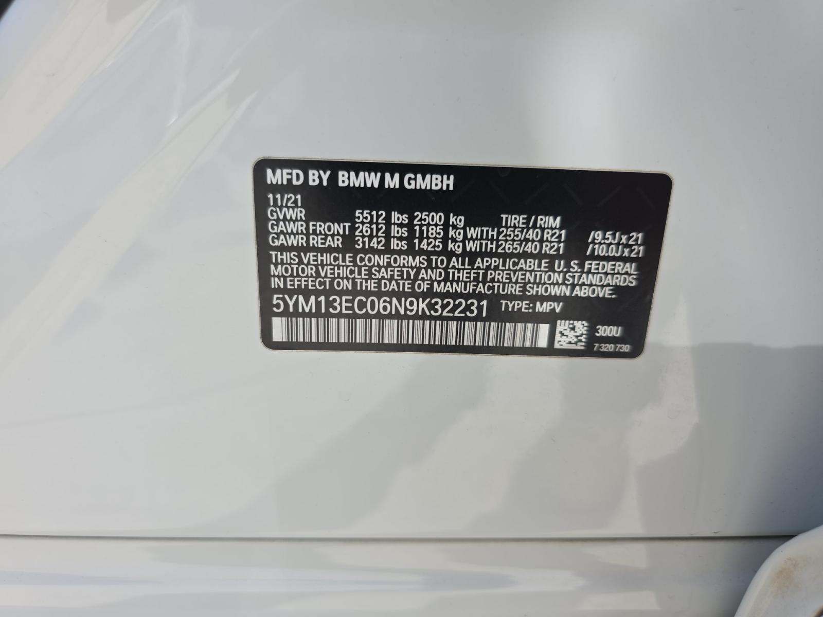 2022 BMW X3 M Base AWD