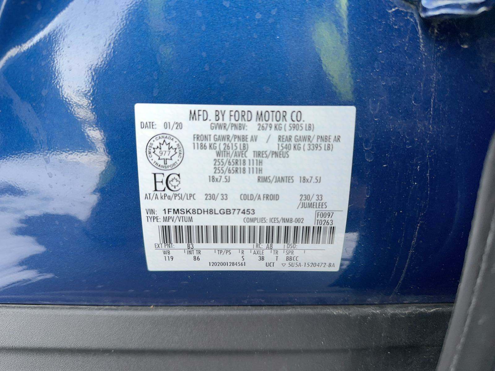 2020 Ford Explorer XLT AWD