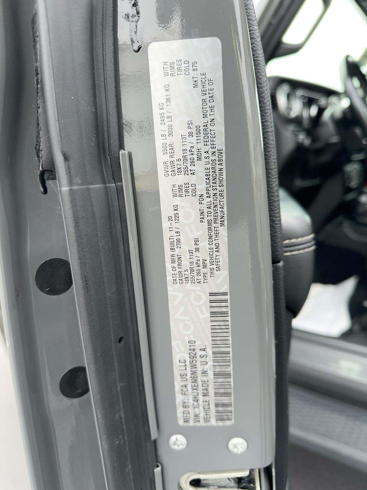 2021 Jeep Wrangler Unlimited Sahara AWD