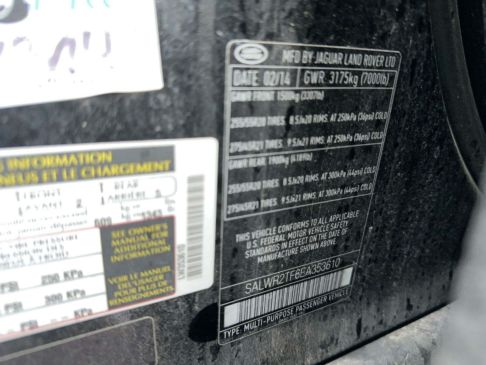 2014 Land Rover Range Rover Sport Supercharged AWD