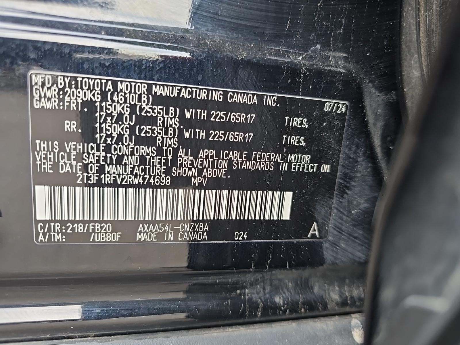 2024 Toyota RAV4 LE AWD