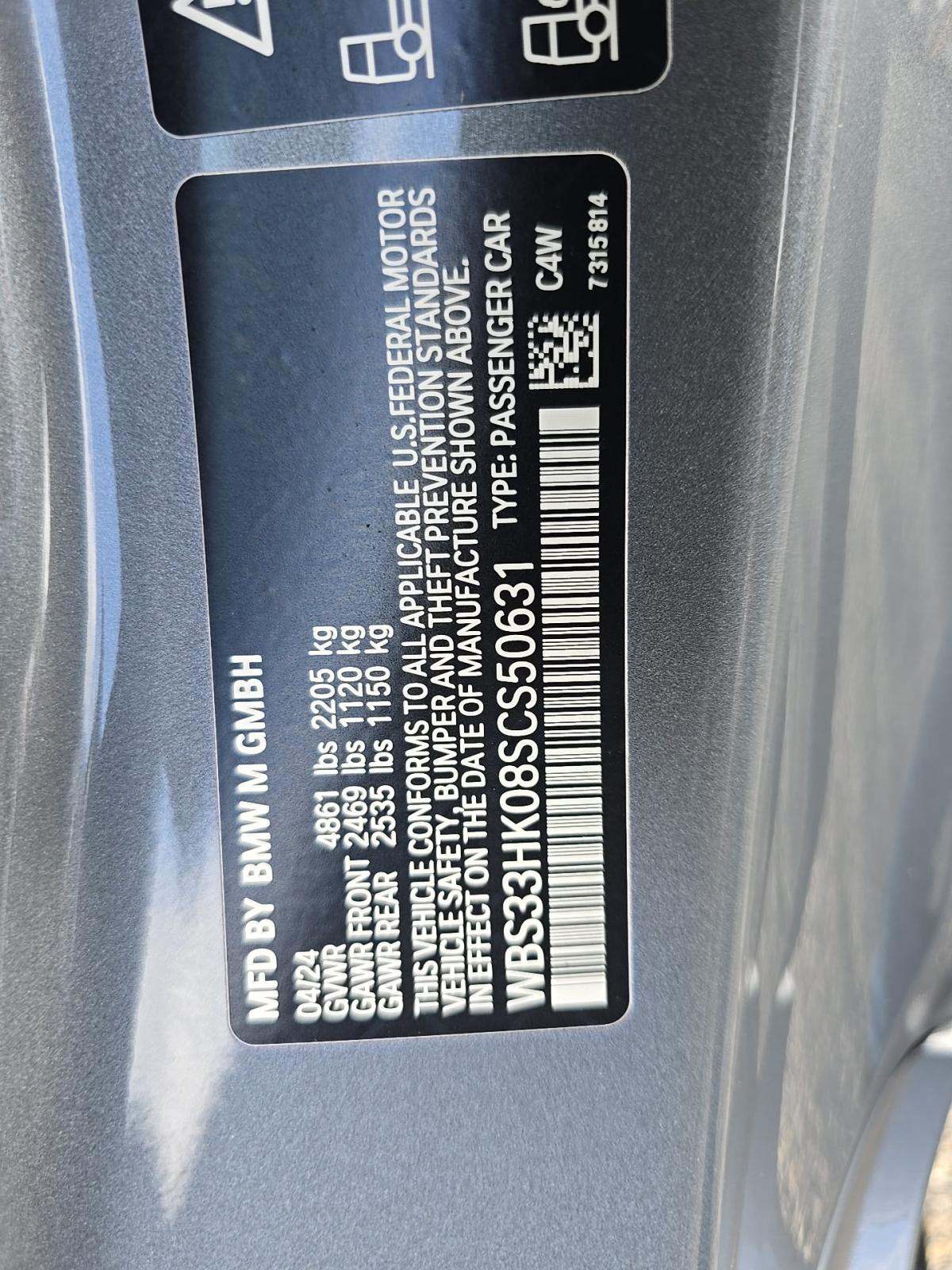 2025 BMW M4 Competition xDrive AWD