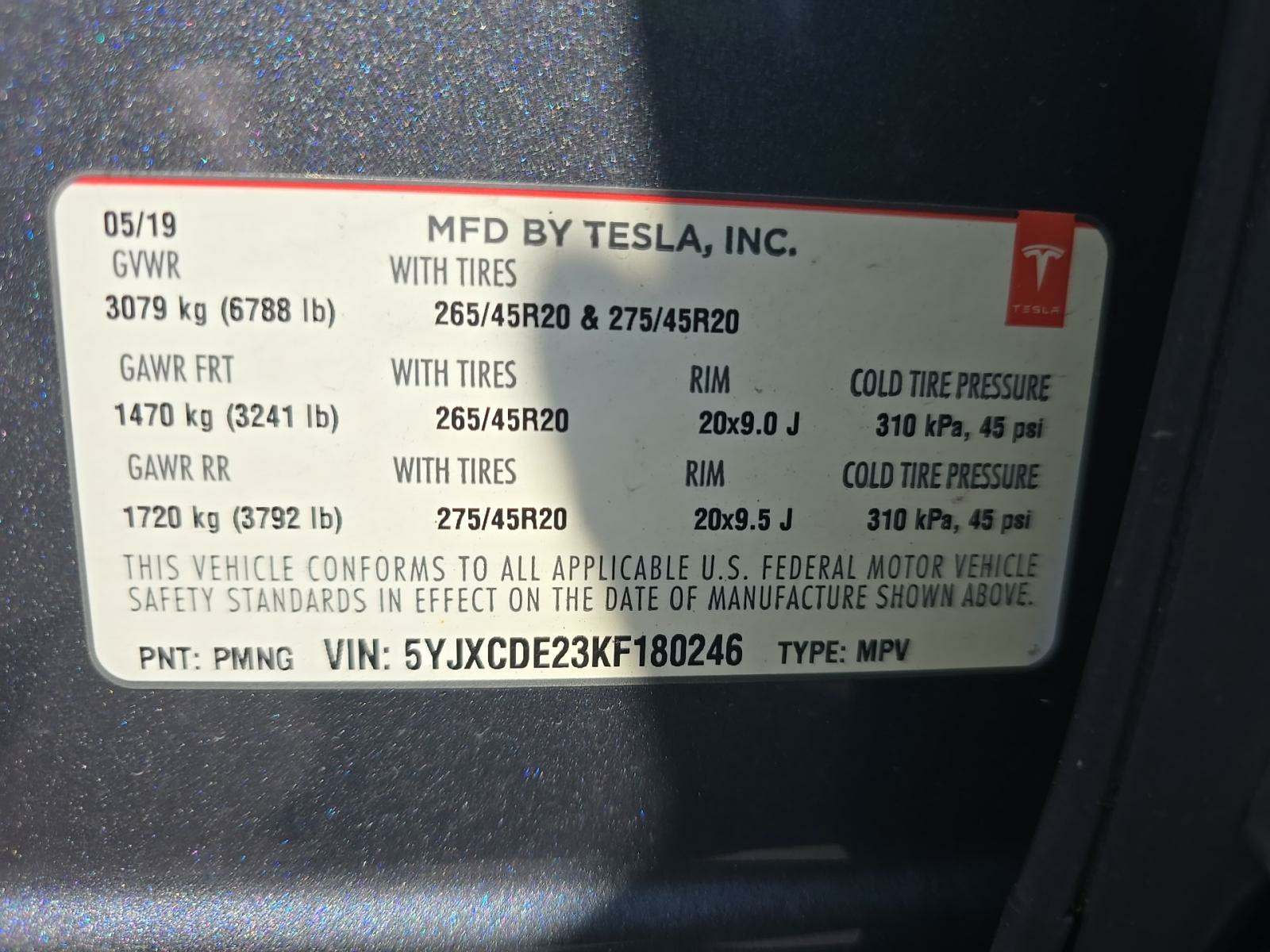 2019 Tesla Model X 100D AWD