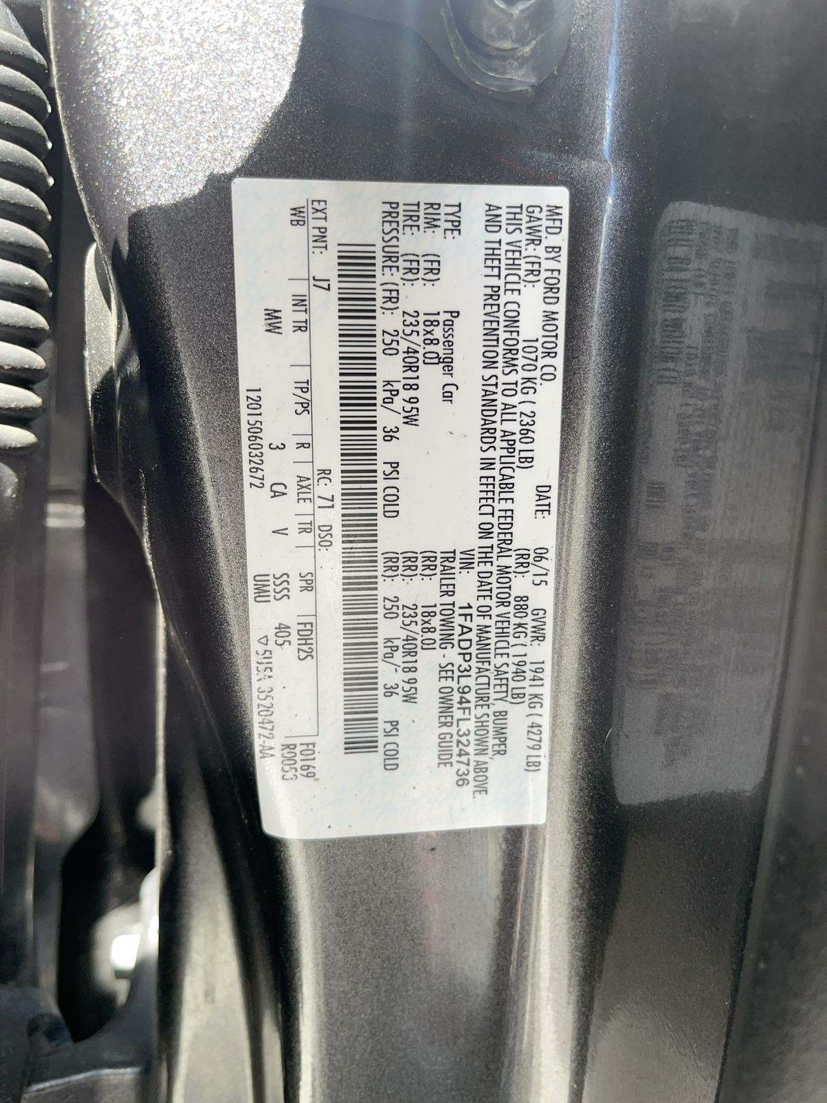 2015 Ford Focus ST FWD