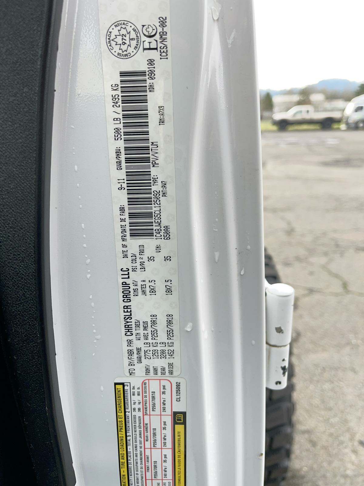 2012 Jeep Wrangler Sahara AWD