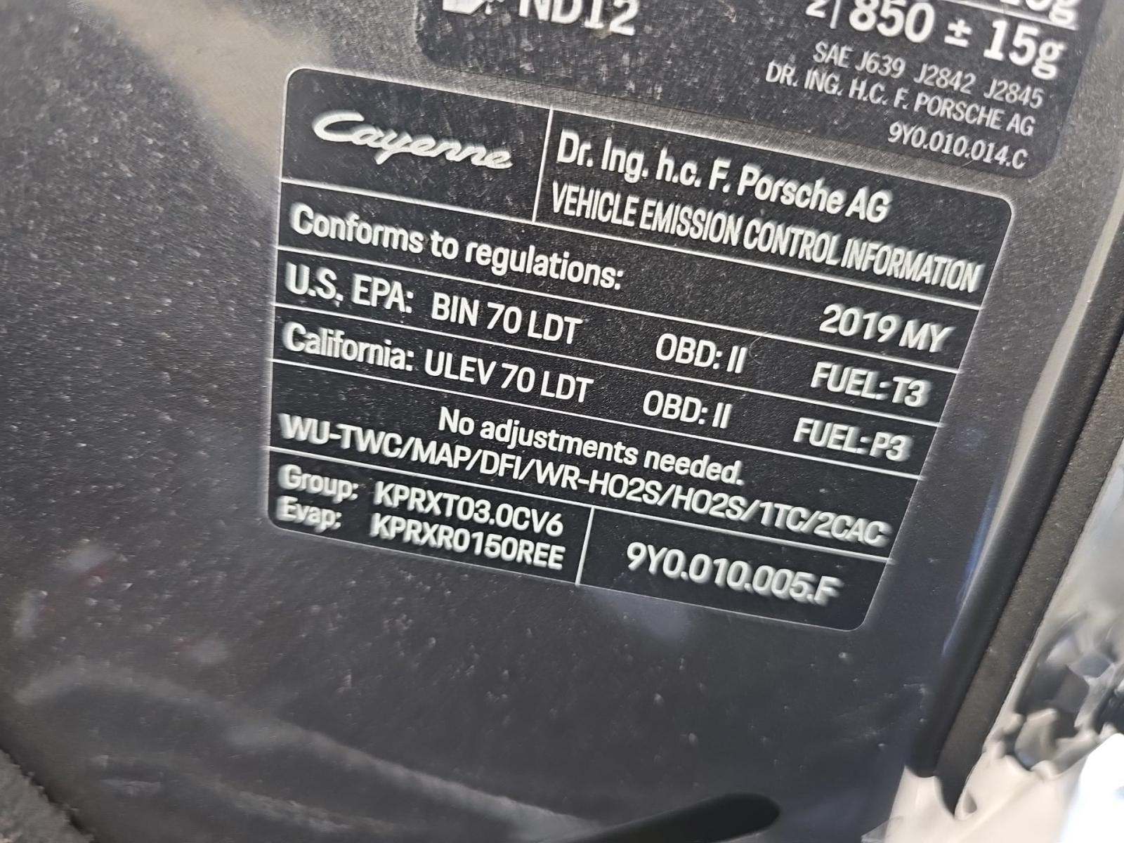 2019 Porsche Cayenne Base AWD