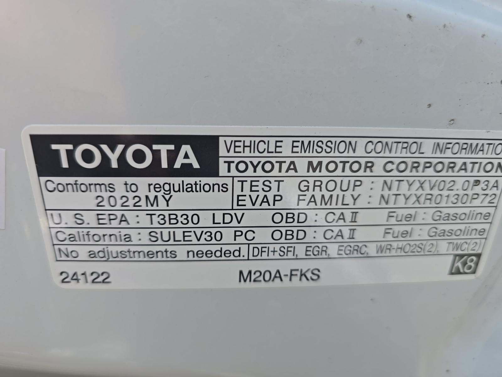 2022 Toyota Corolla XSE FWD