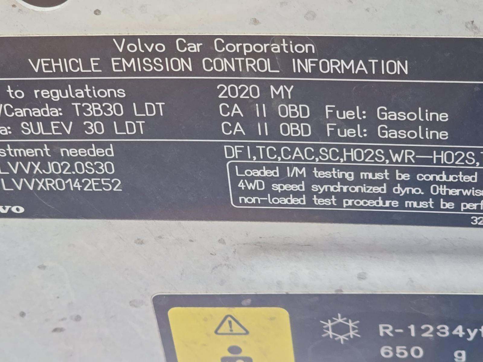 2020 Volvo XC60 T6 Momentum AWD