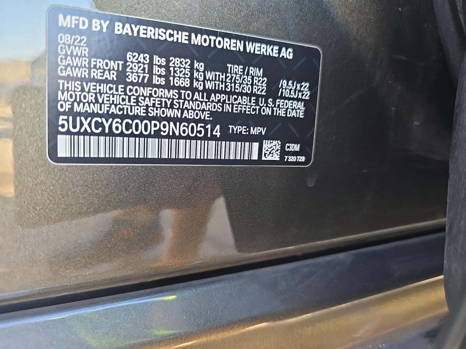 2023 BMW X6 xDrive40i AWD