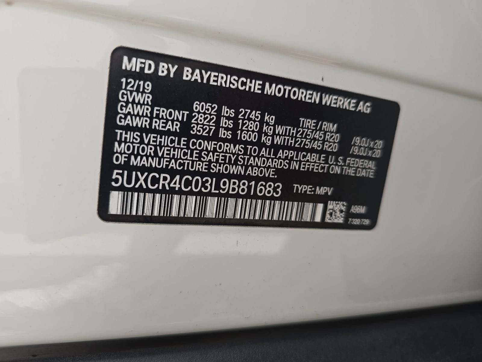 2020 BMW X5 sDrive40i RWD