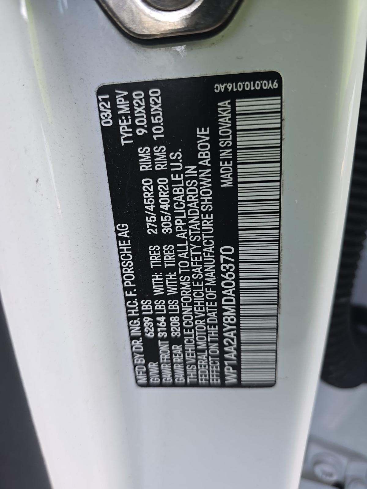 2021 Porsche Cayenne Base AWD