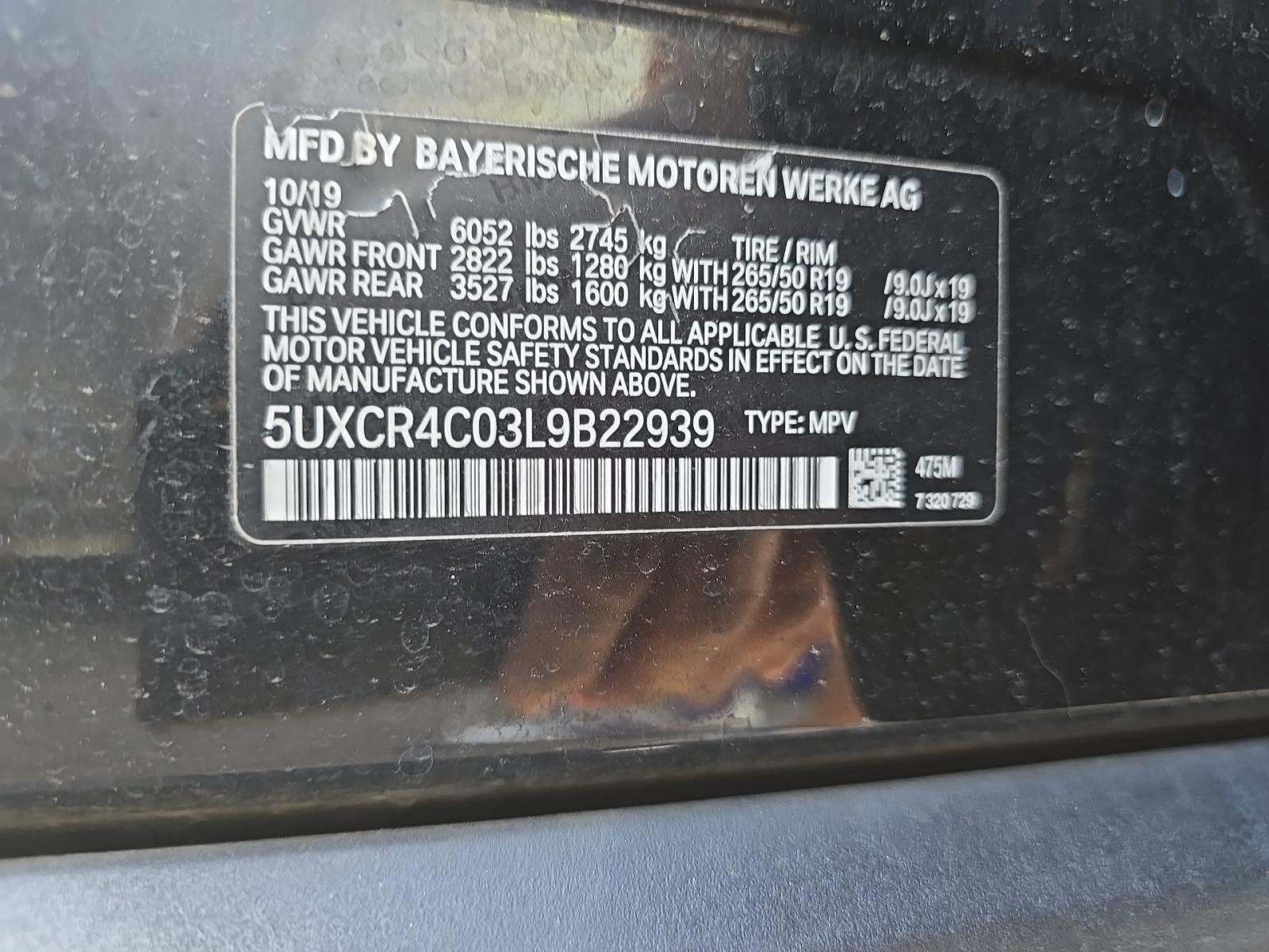 2020 BMW X5 sDrive40i RWD