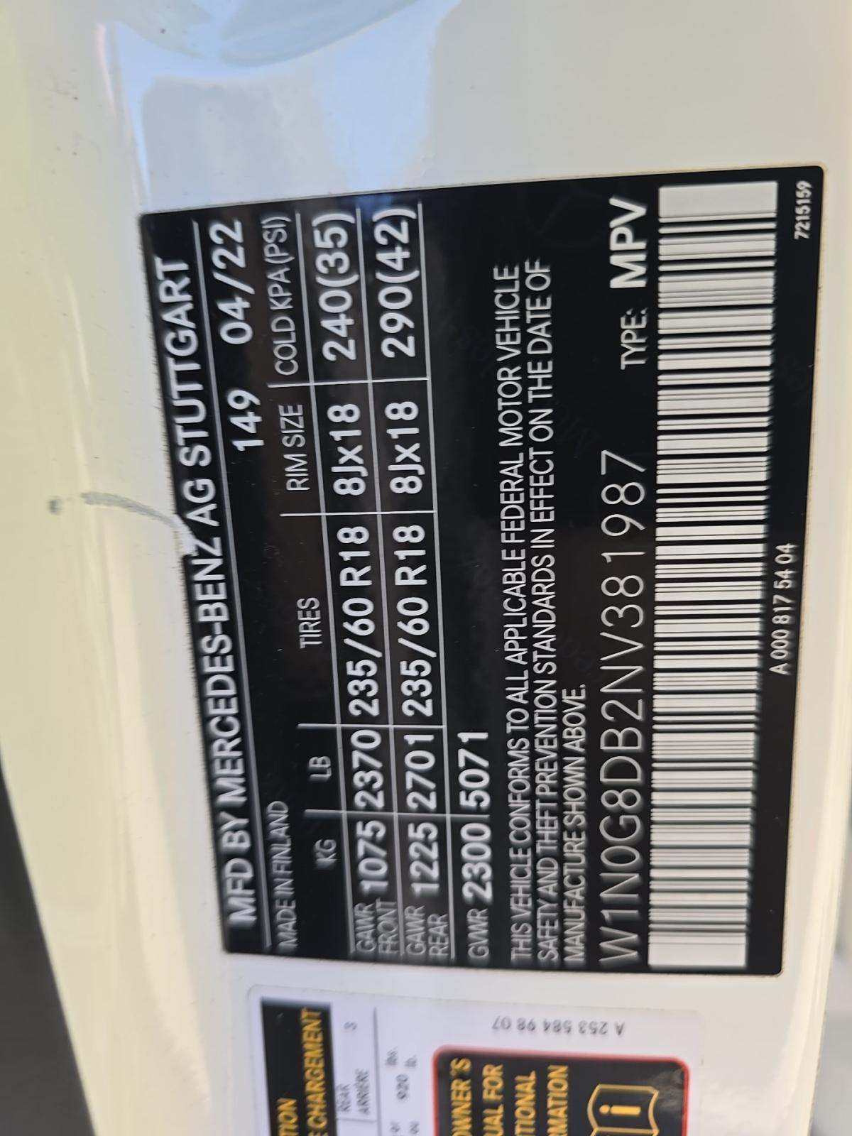 2022 Mercedes-Benz GLC GLC 300 RWD