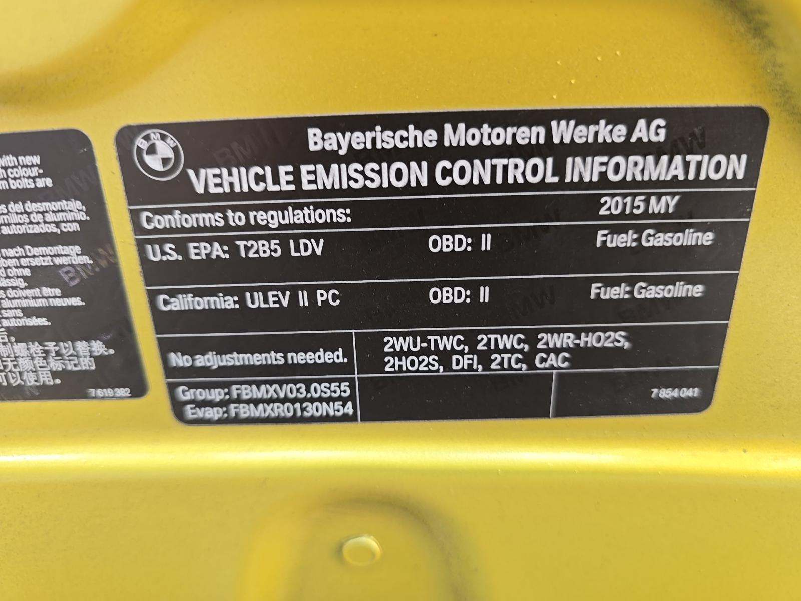 2015 BMW M4 Base RWD