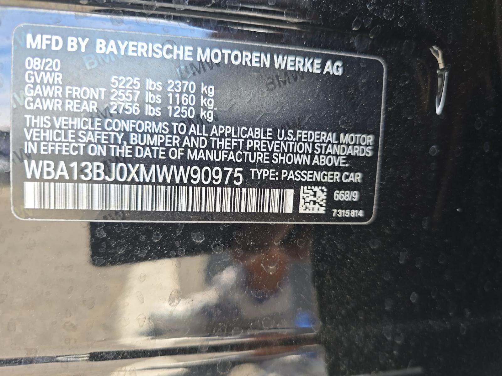 2021 BMW 5 Series 530i xDrive AWD