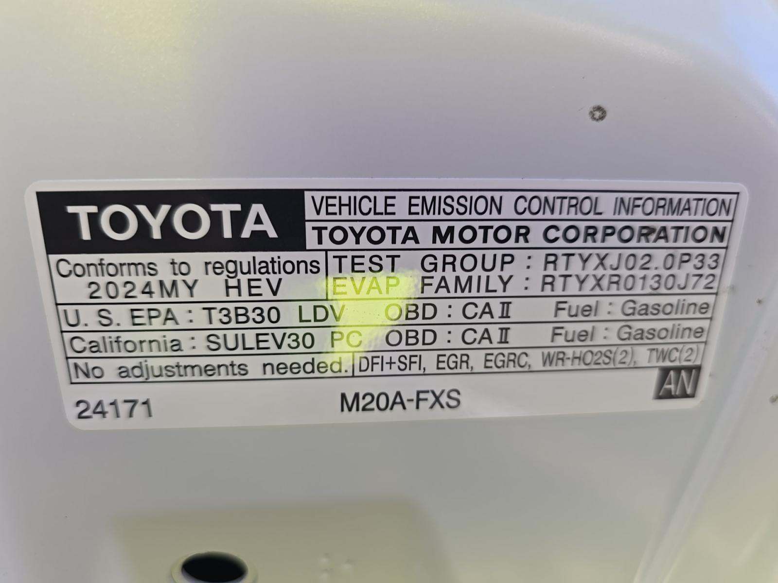 2024 Toyota Prius LE FWD