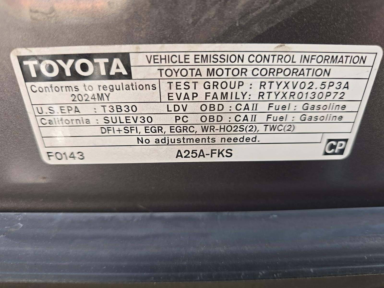 2024 Toyota Camry LE FWD