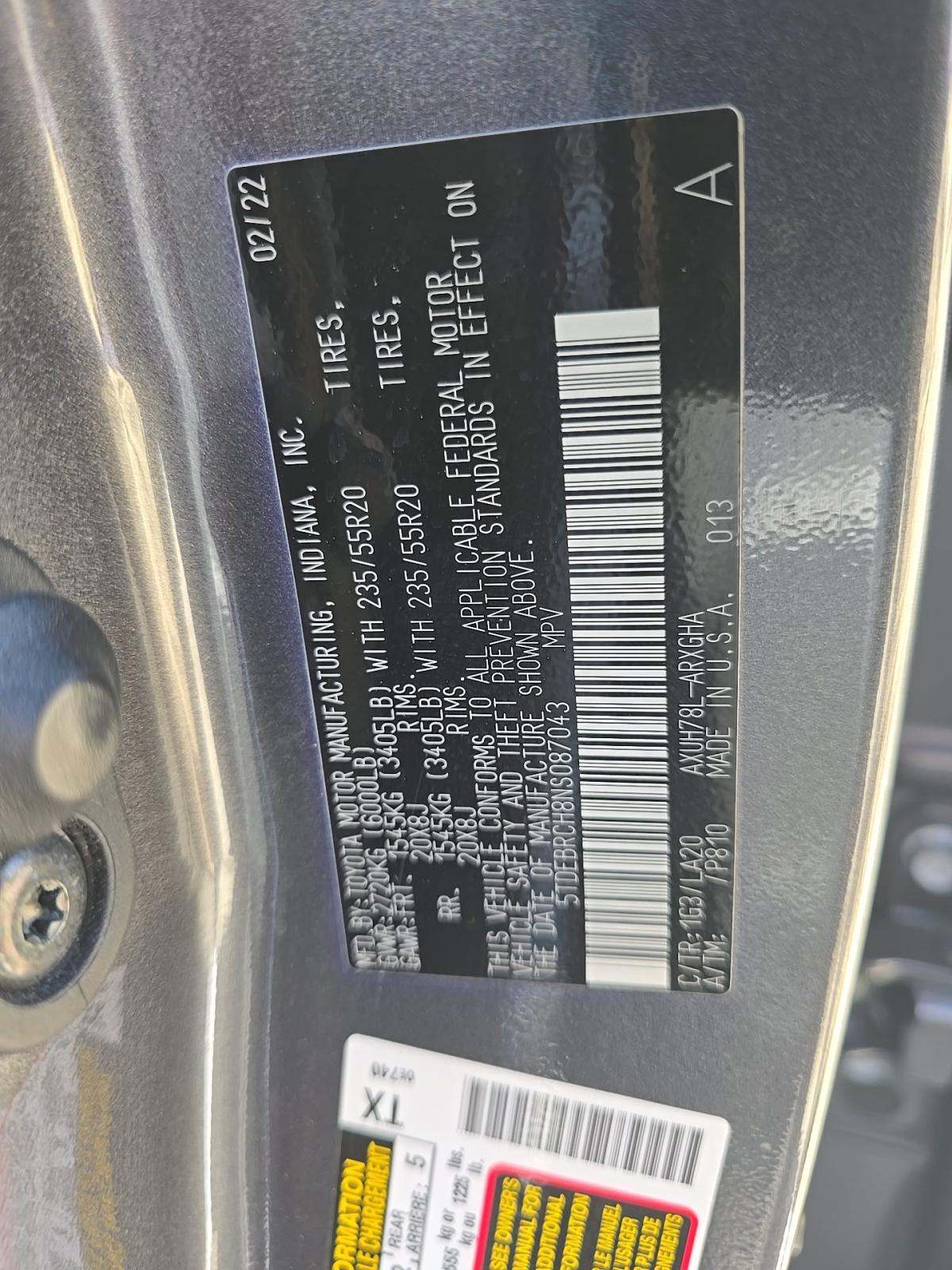 TOYOTA HIGHLANDER - 5