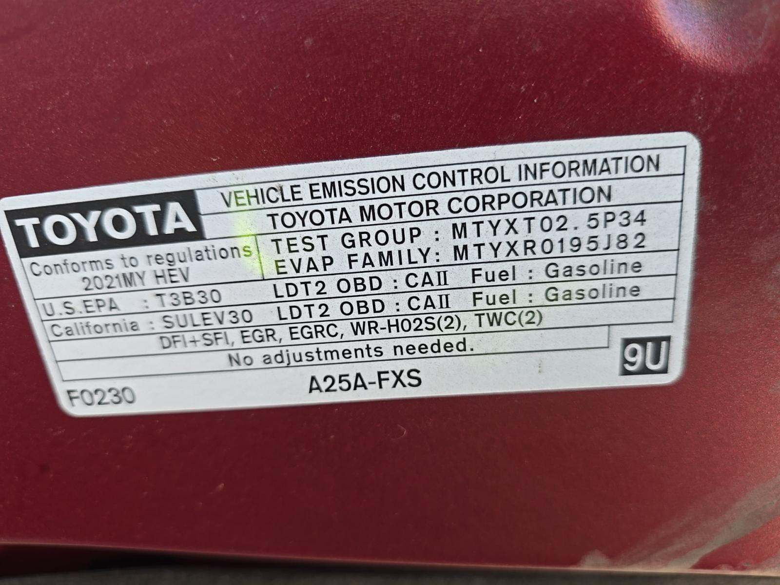 2021 Toyota Sienna XLE FWD