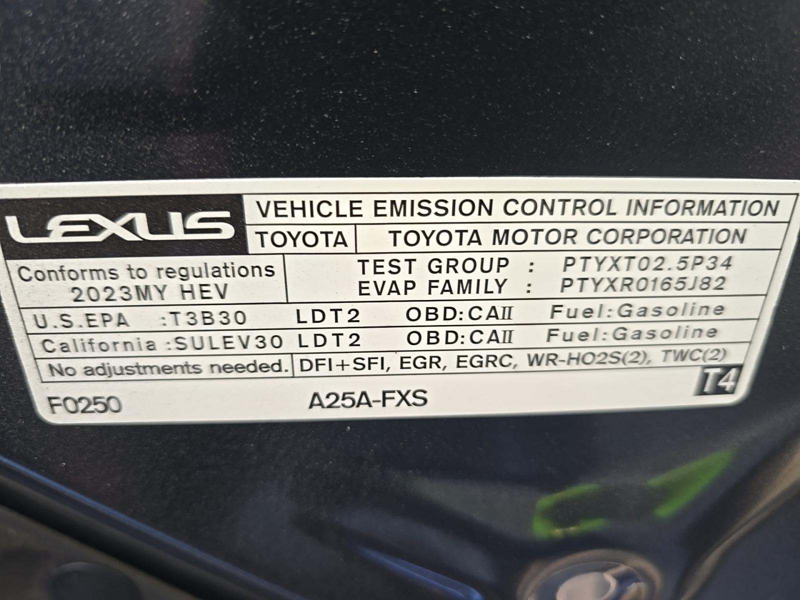 2023 Lexus RX RX 350h Premium AWD