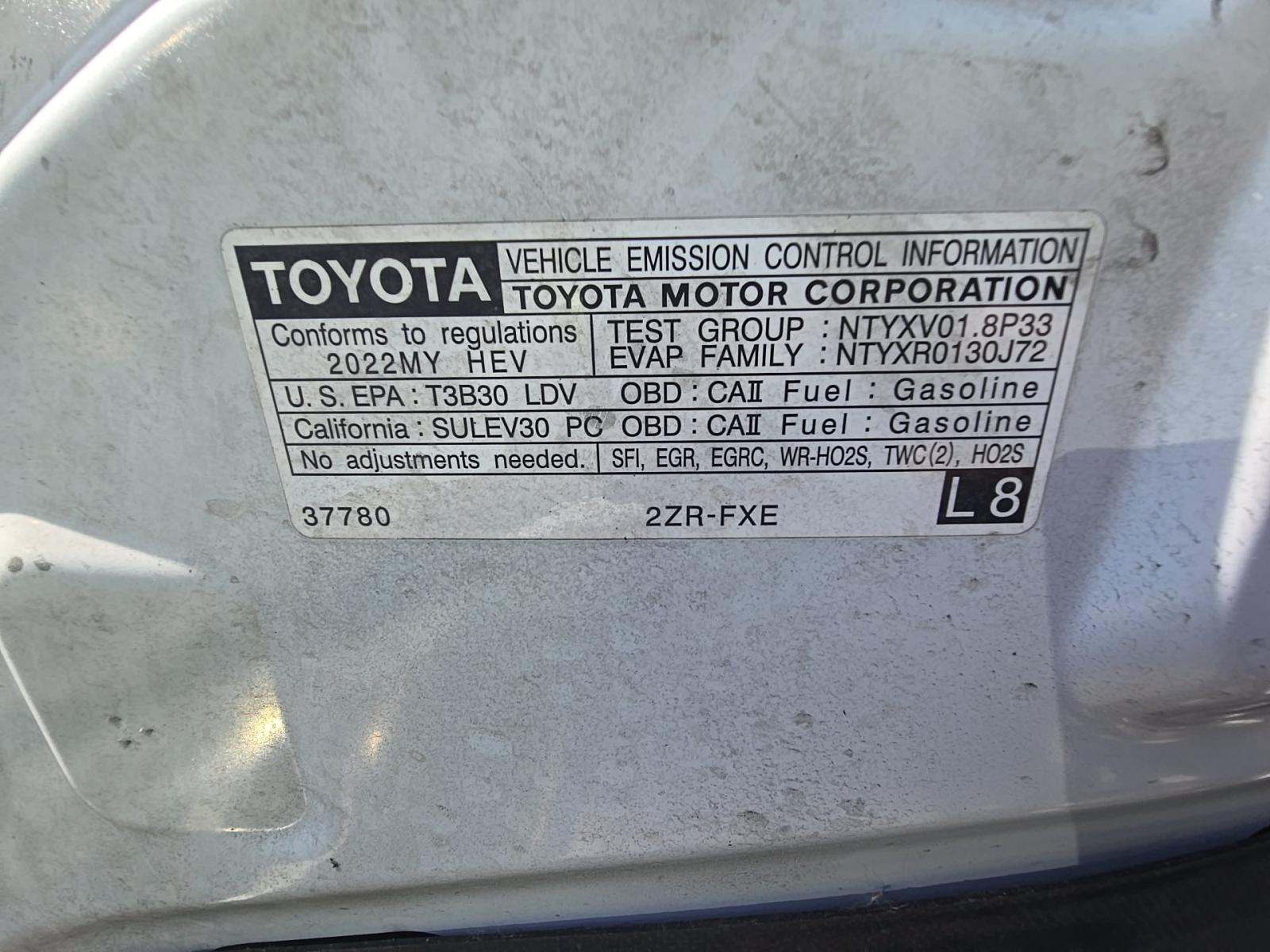 2022 Toyota Prius LE FWD