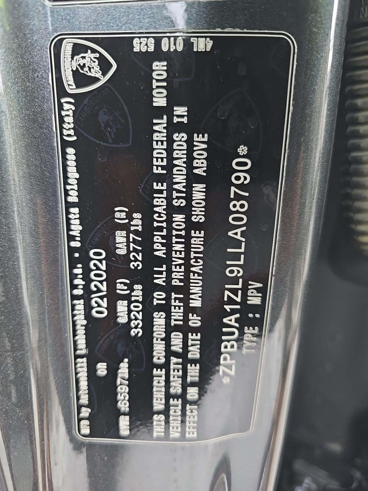 2020 Lamborghini Urus Base AWD