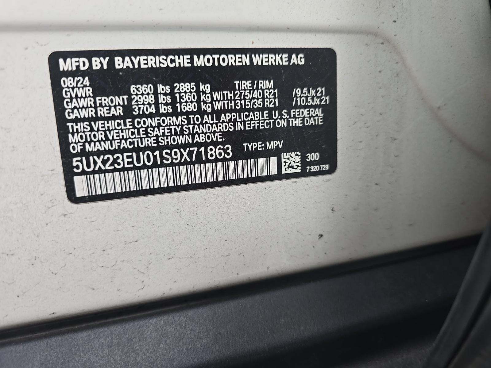 2025 BMW X5 xDrive40i AWD