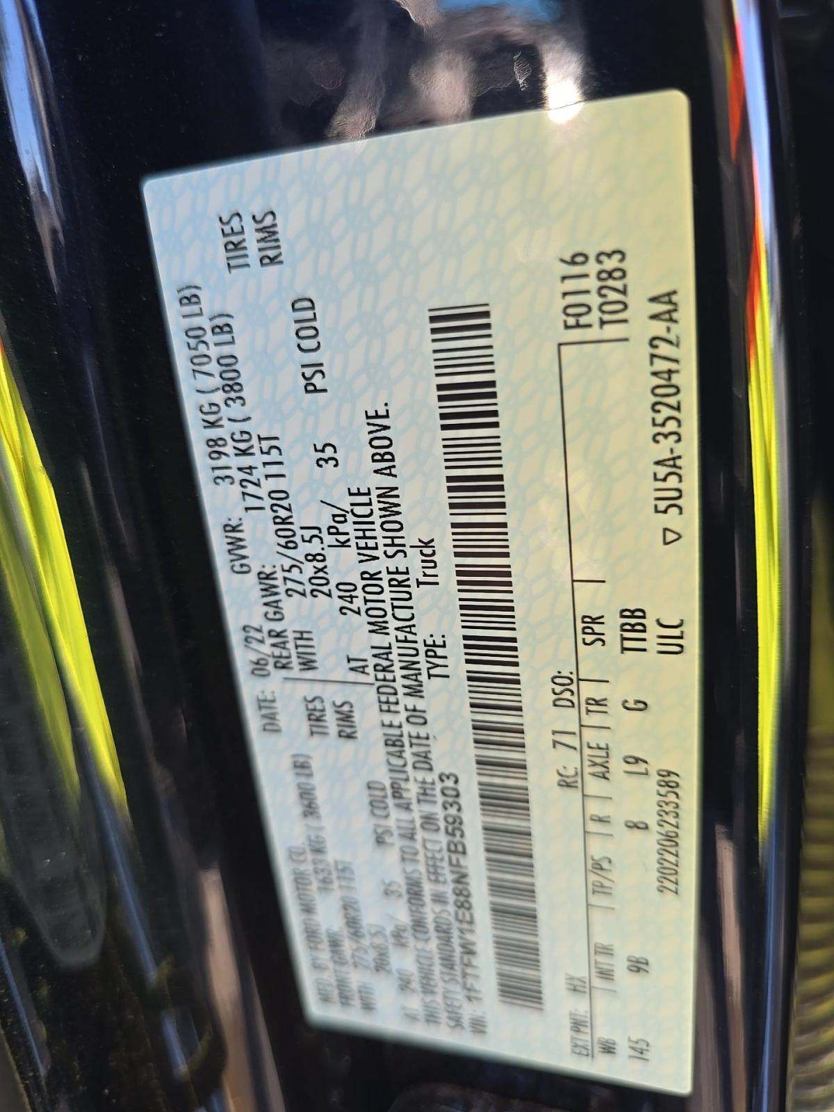 2022 Ford F-150 Platinum AWD