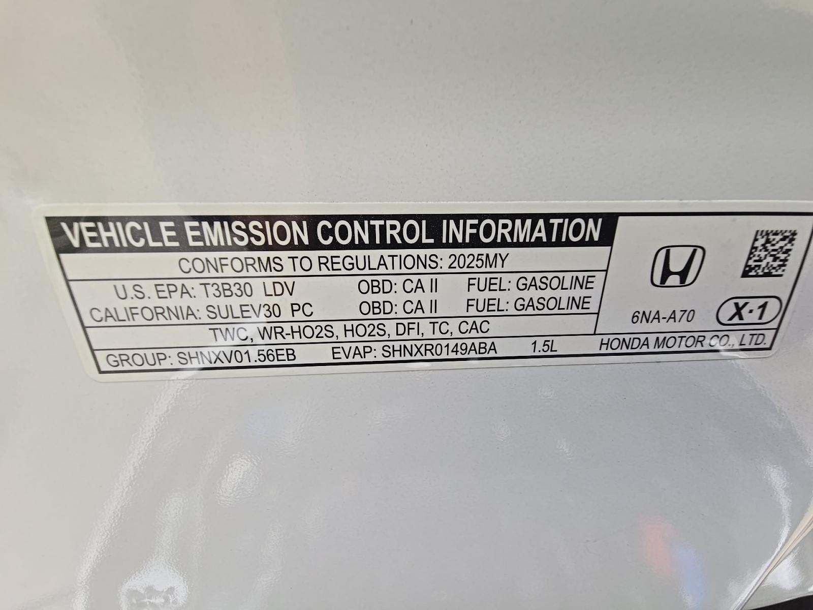 2025 Honda Accord LX FWD