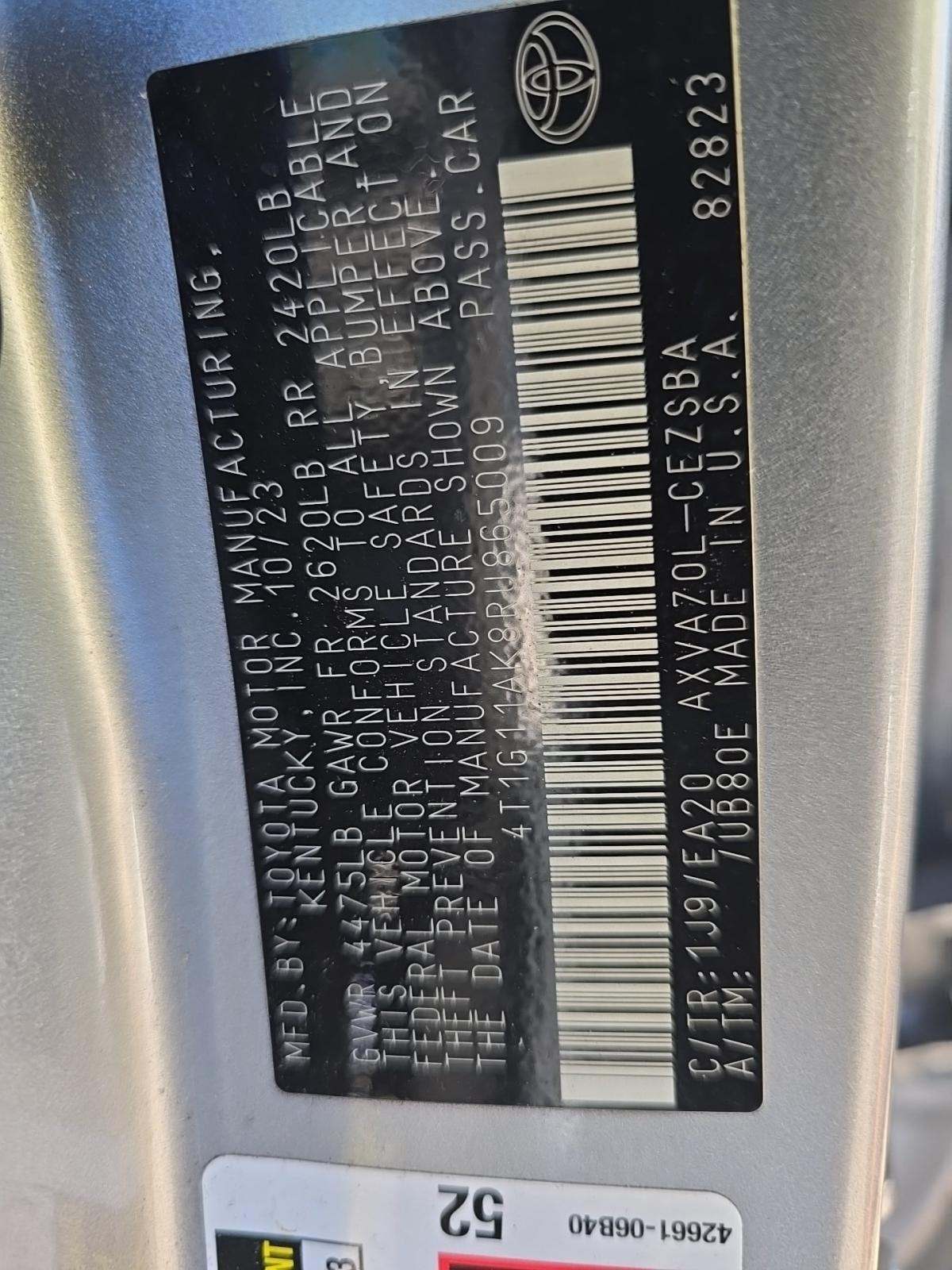 2024 Toyota Camry SE FWD