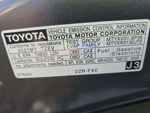 2021 Toyota Prius Prime XLE FWD