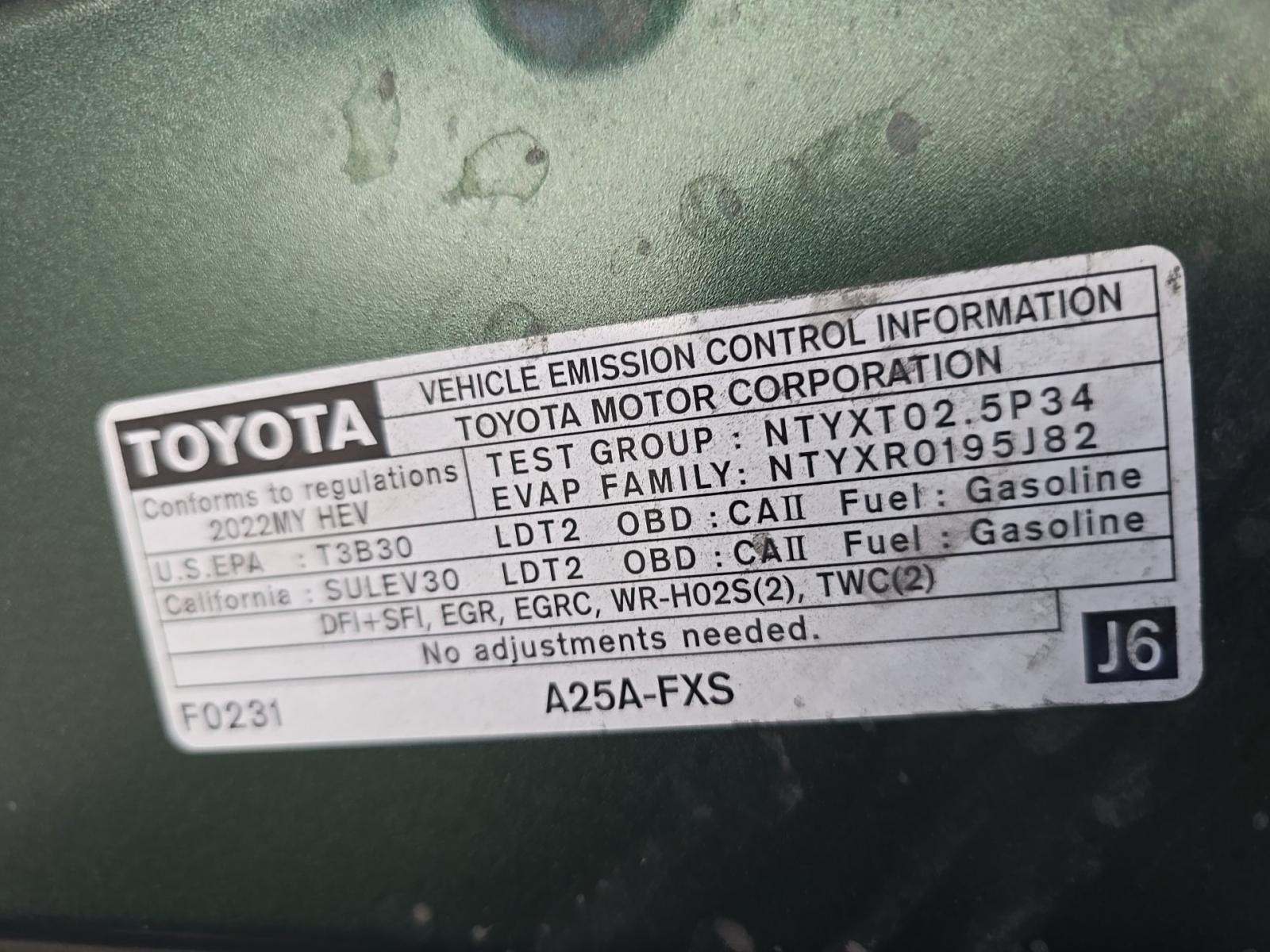 2022 Toyota Sienna XLE FWD