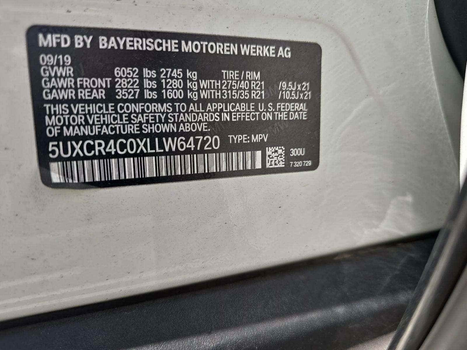 2020 BMW X5 sDrive40i RWD