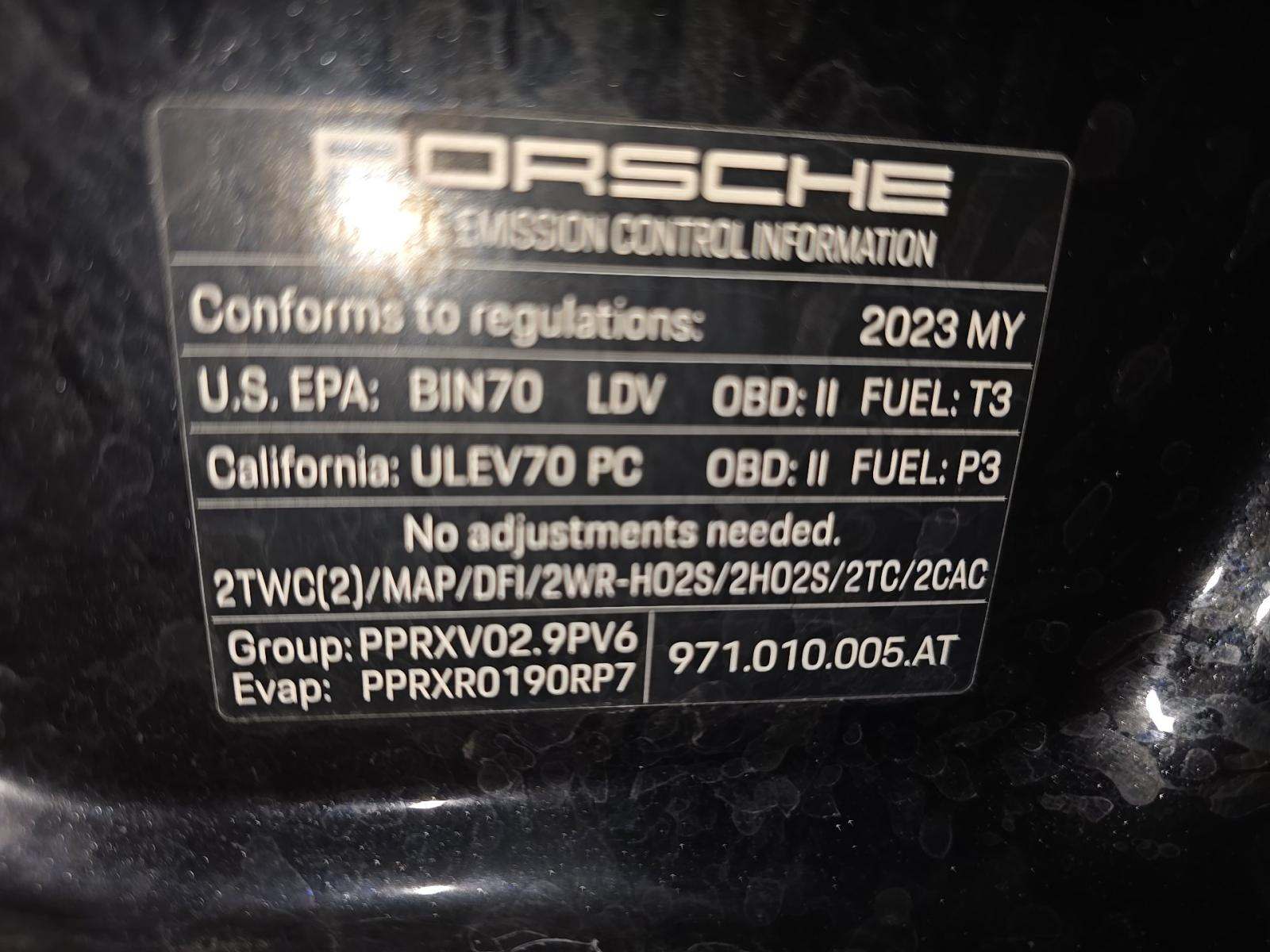 2023 Porsche Panamera Platinum Edition RWD