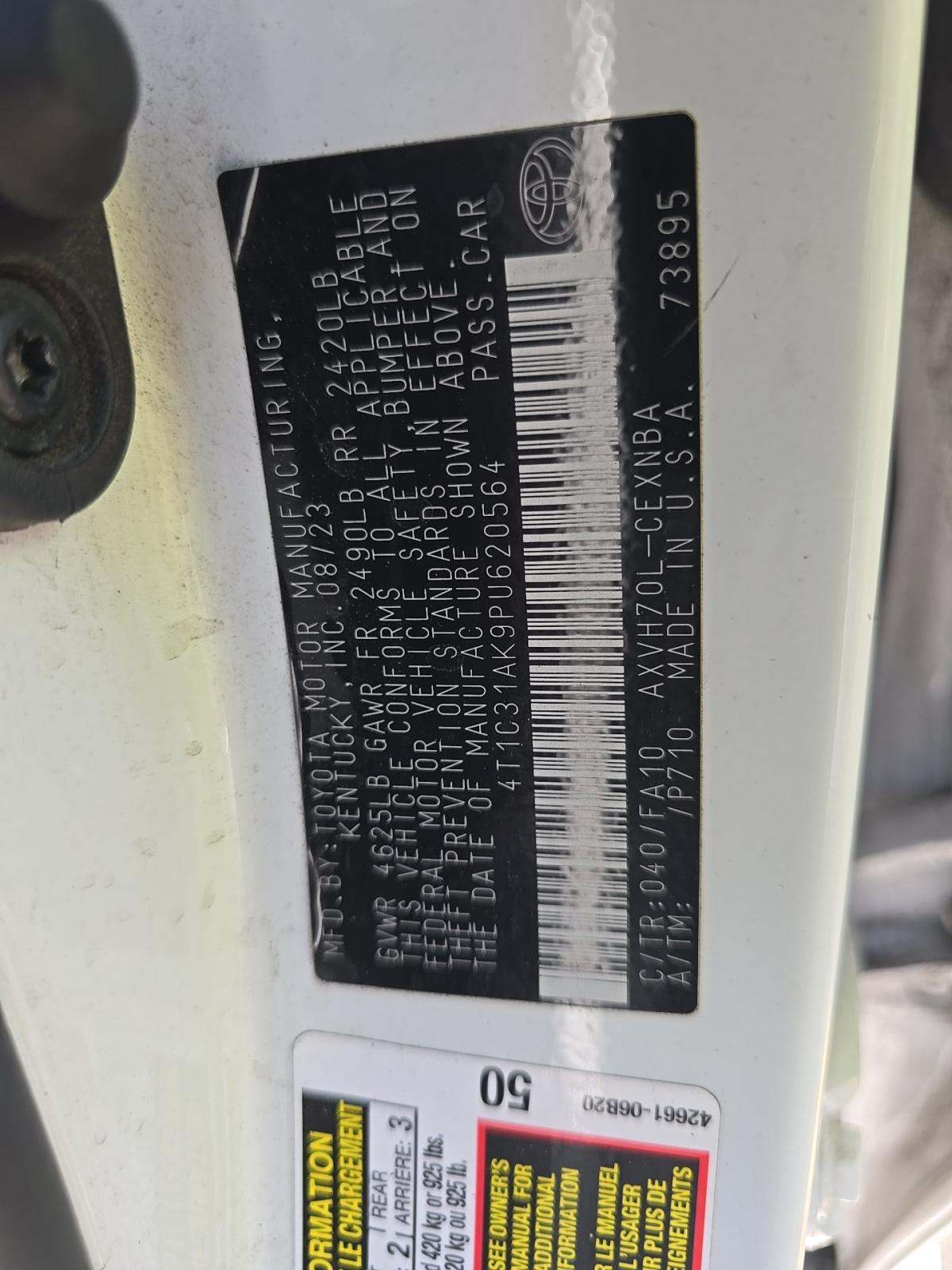 2023 Toyota Camry Hybrid LE FWD