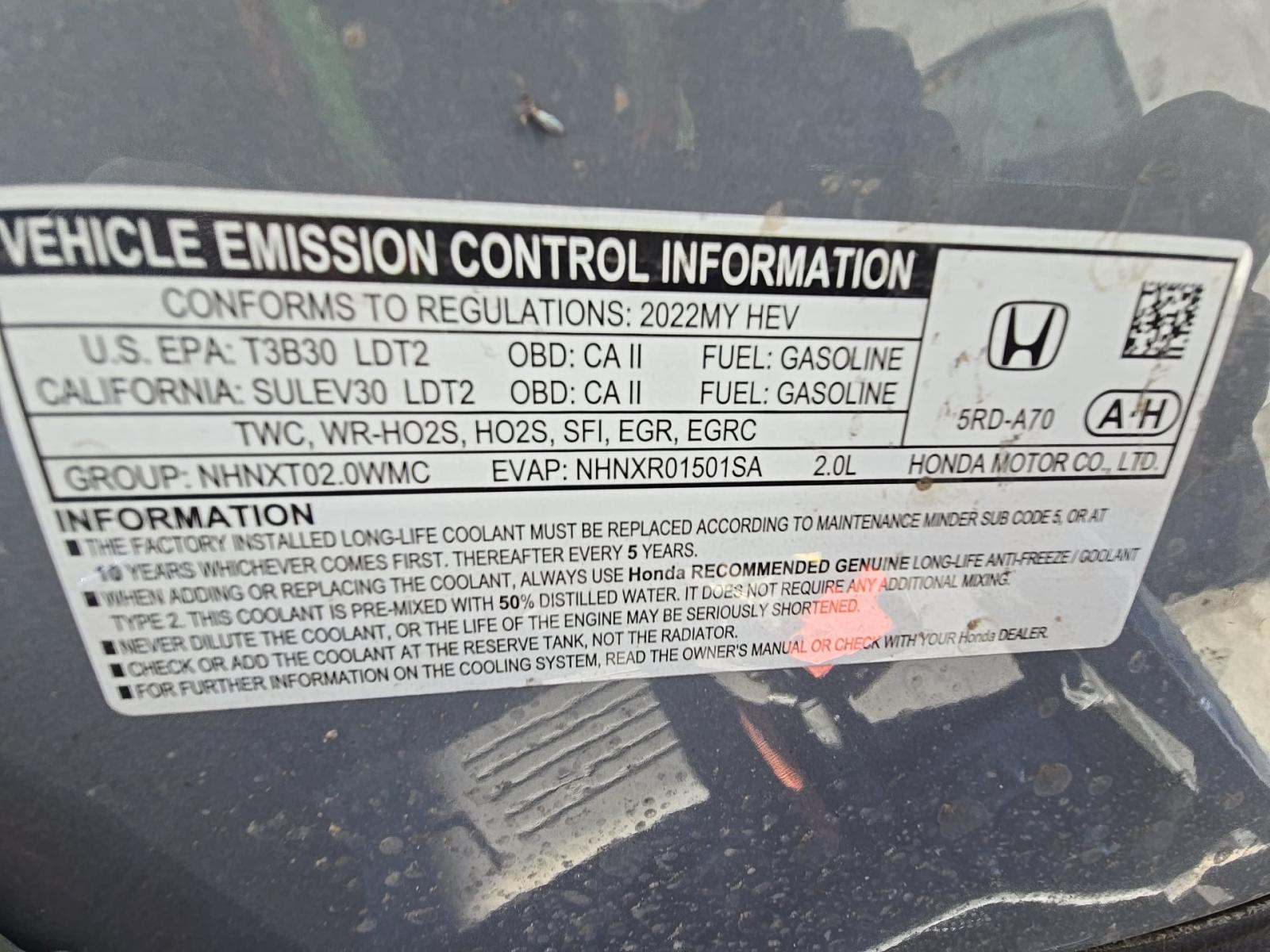 2022 Honda CR-V Hybrid EX-L AWD