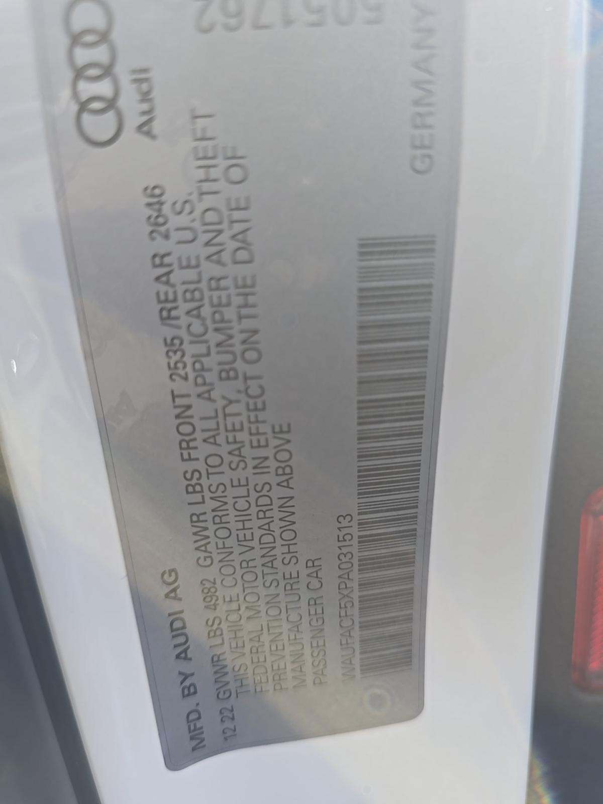 2023 Audi A5 S Line Premium Plus AWD