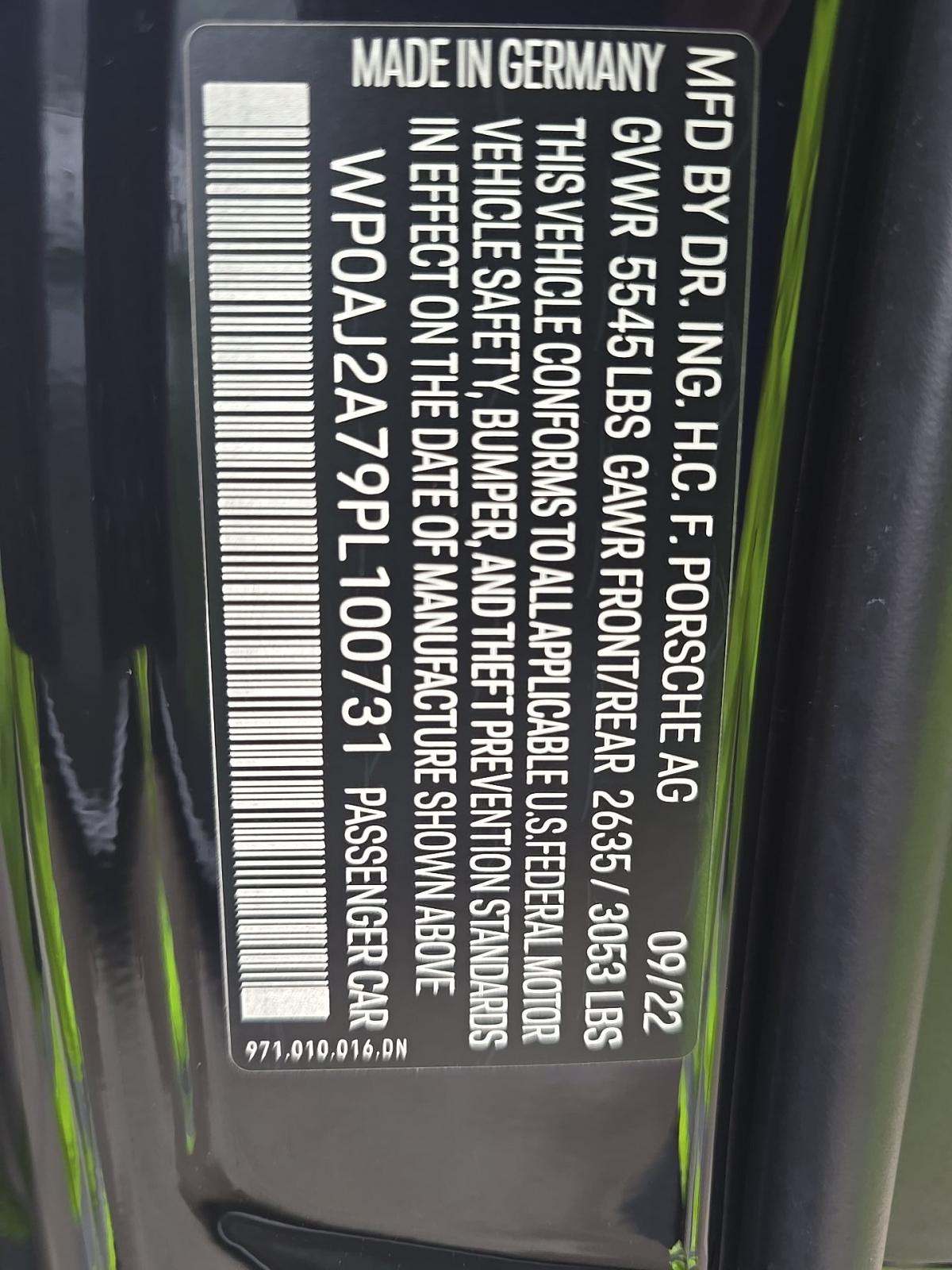 2023 Porsche Panamera Base RWD