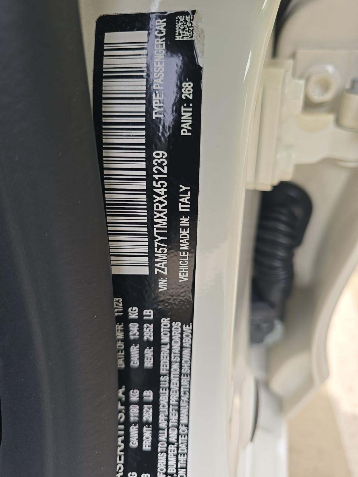 2024 Maserati Ghibli Modena Q4 AWD