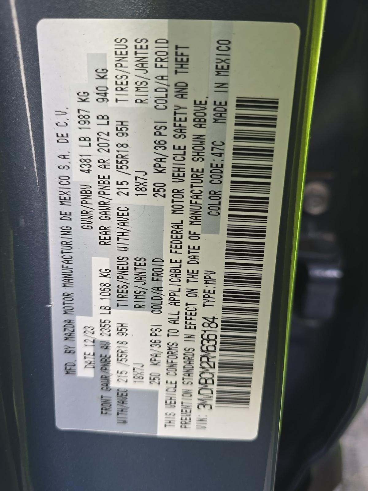 2024 MAZDA CX-30 2.5 S Carbon Edition AWD