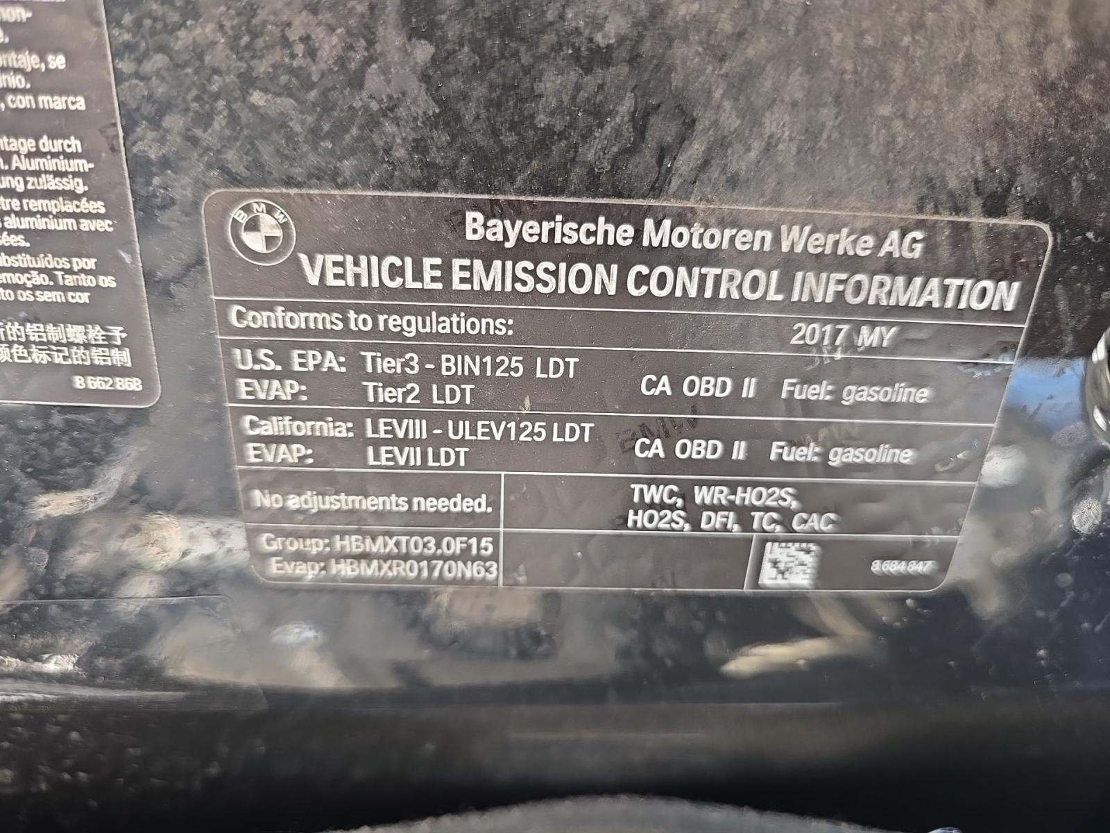 2017 BMW X6 sDrive35i RWD